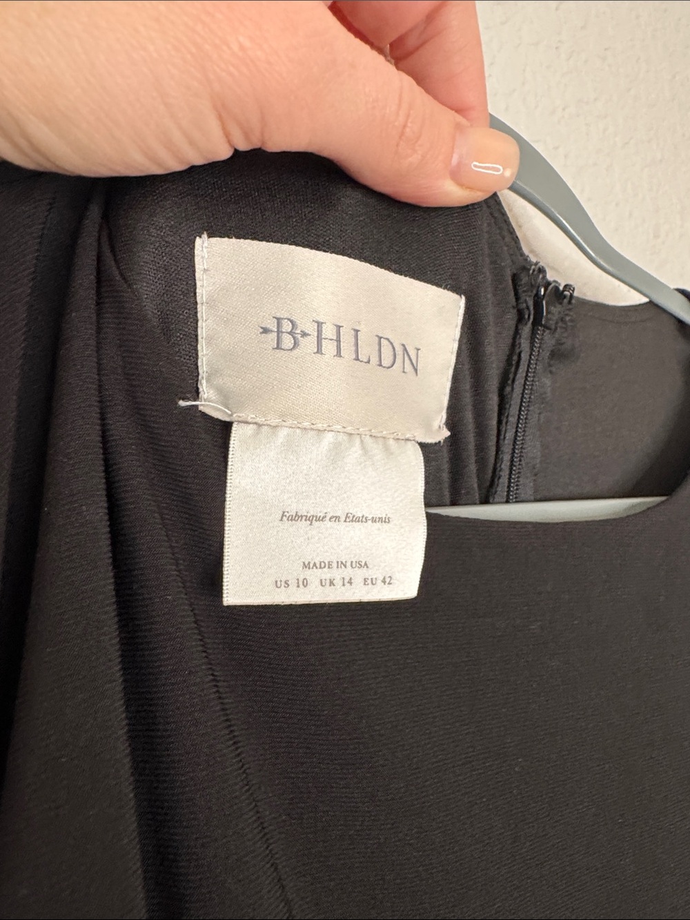 BHLDN Anthropologie Lena Caped Flutter Sleeve Maxi Dress Gown Black Size 10 - Picture 4 of 8